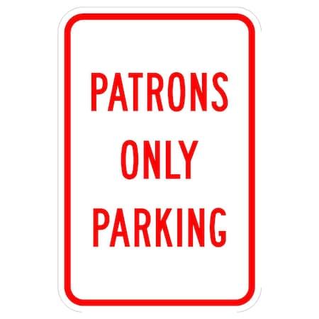 Sign Solutions Usa 12 in W, 18 in H, Aluminum, White DCS08HWT1218CUS00194